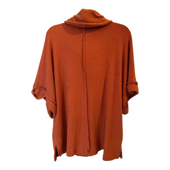 Anthropologie Danica Hacci Top Sweatshirt Large NWT Oversized Cowl Neck - Picture 3 of 6